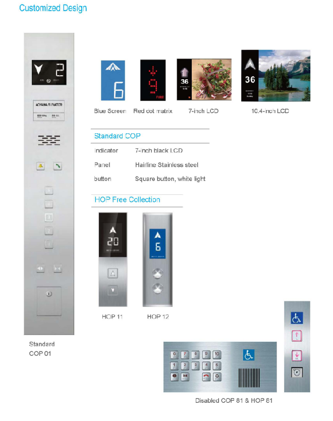 Japanese style office elevator